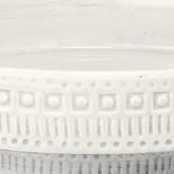 Coco 13 X 13 Inch White Ceramic Pedestal -Jamie Young Store 7coco pewh 3