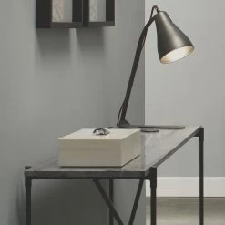 Constantine 12 X 7 Inch Cream Resin W/ Horn Accent Large Rectangle Box -Jamie Young Store 7cons bxcr 8