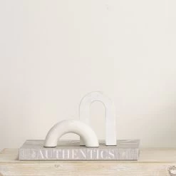Flux White Decorative Object 11 Flux White Decorative Object -Jamie Young Store 7flux obwh 5