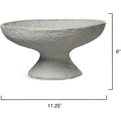 Garden Green Pedestal Bowl 7 Garden Green Pedestal Bowl -Jamie Young Store 7gard pegr 2