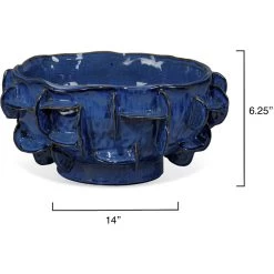 Helios 14 X 6.25 Inch Bowl -Jamie Young Store 7heli boco 2