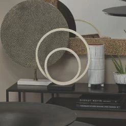 Helix Double Ring 17 X 16 Inch Sculpture -Jamie Young Store 7heli nabo 8