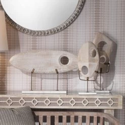 Hepalith Object White Washed Wood Table Object -Jamie Young Store 7hepa whwd 8