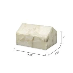 Long House Alabaster Decorative Object -Jamie Young Store 7hous loal 5