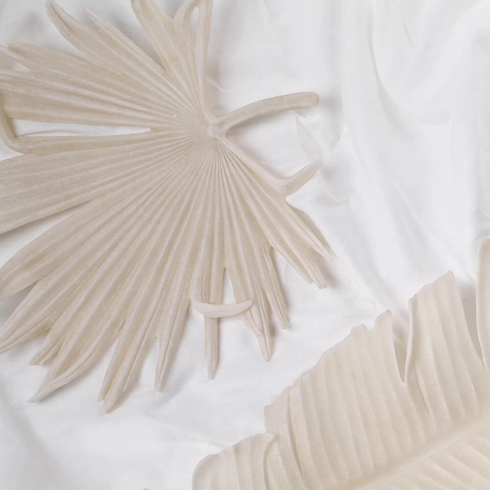 Island Leaf Off White Table Object 5 Island Leaf Off White Table Object - Image 5