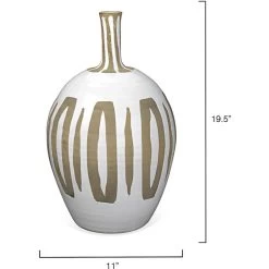 Kindred 20 X 11 Inch Vase -Jamie Young Store 7kind vawh 5