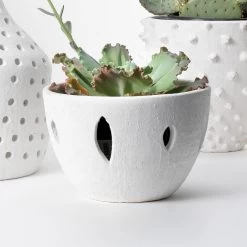 Lacerated 13 X 8 Inch Bowl 12 Lacerated 13 X 8 Inch Bowl -Jamie Young Store 7lace bowh 8