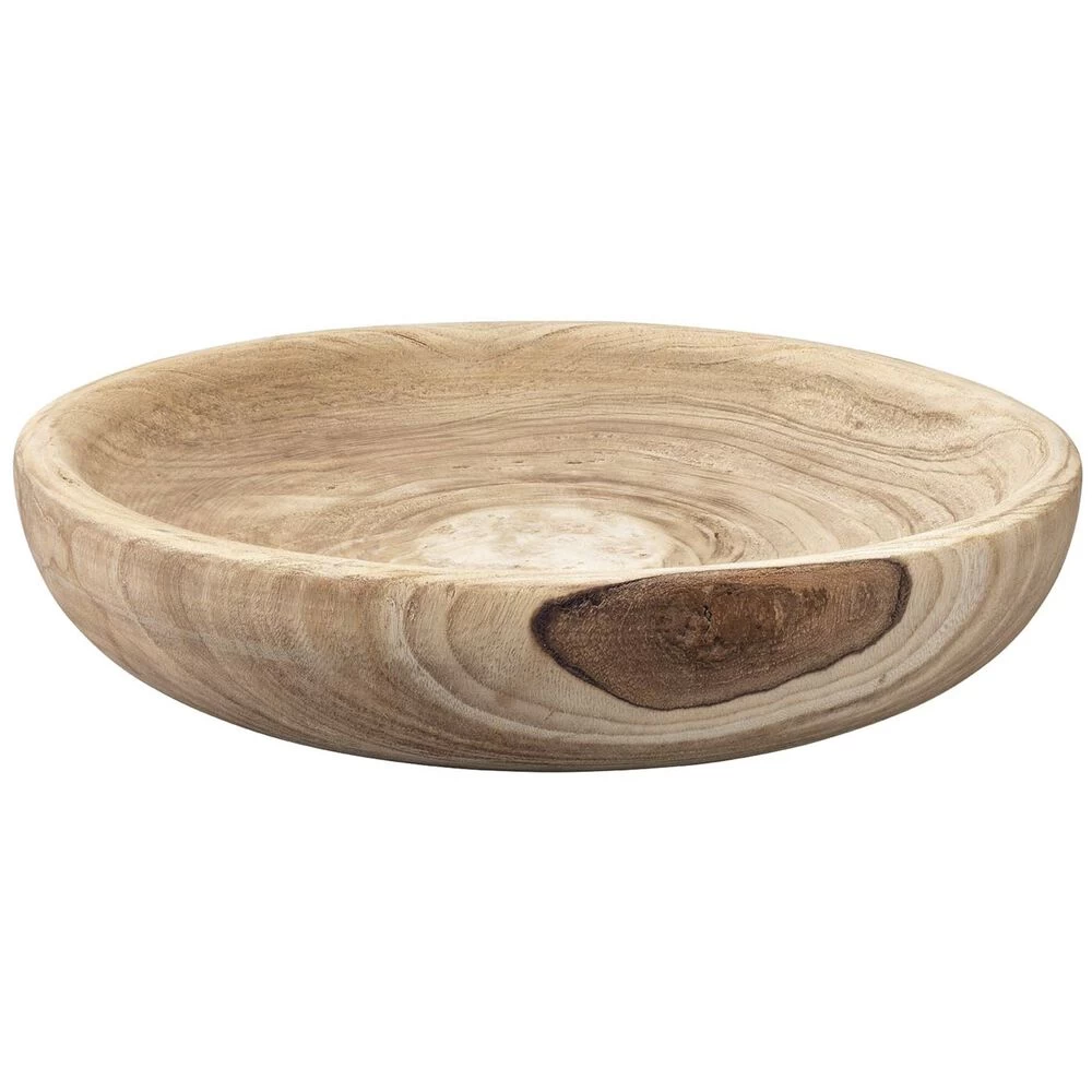 Laurel 20.5 X 4.5 Inch Wooden Bowl 1 Laurel 20.5 X 4.5 Inch Wooden Bowl