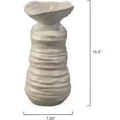 Marine 15.5 X 7.25 Inch Vase -Jamie Young Store 7mari lgcr 2