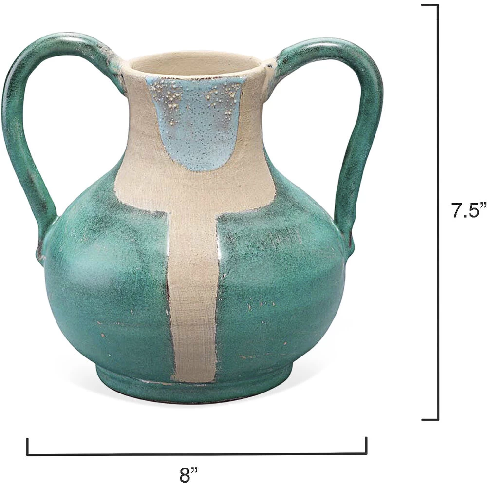 Maye Two Handled 8 X 8 Inch Vessel 3 Maye Two Handled 8 X 8 Inch Vessel - Image 3