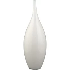 Nymph Decorative 19 X 8 Inch Vases In White Glass, Set Of 3 -Jamie Young Store 7nymp vawh 7