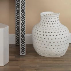 Porous 19 X 17 Inch Vase -Jamie Young Store 7poro vawh 2