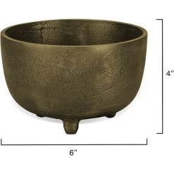 Relic 6 X 4 Inch Bowl, Small -Jamie Young Store 7reli smab 2