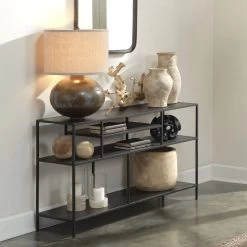 Ribbon Black Decorative Sphere -Jamie Young Store 7ribb spbk 4