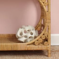 Ribbon White Decorative Sphere -Jamie Young Store 7ribb spwh 7