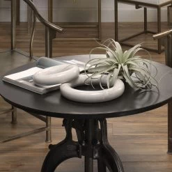 Round And Round We Go White Marble Marble Ring Table Decor -Jamie Young Store 7ring smwh 8