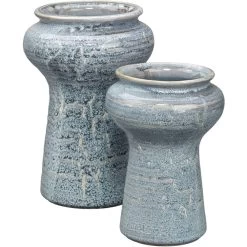 Snorkel 12 X 8 Inch Vases, Set Of 2