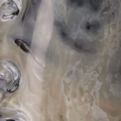 Varigated Horn Swirled Cream And Black And Grey Resin Decorative Objects, Set Of 3 -Jamie Young Store 7vari obgr 3