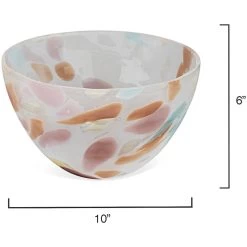 Watercolor 10 X 6 Inch Bowl -Jamie Young Store 7wate mdmc 2