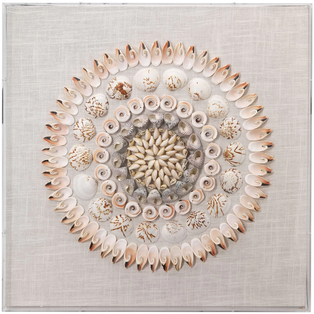 Caicos Acrylic Off White & Light Pink Wall Art 1 Caicos Acrylic Off White & Light Pink Wall Art