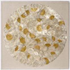 Tahiti Cream Shell Wall Art