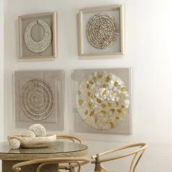 Tahiti Cream Shell Wall Art 19 Tahiti Cream Shell Wall Art -Jamie Young Store 8tahi wacr 8