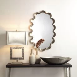 Acropolis 27 Inch 100.00 Watt Grey & Champagne Leaf Table Lamp Portable Light -Jamie Young Store 9acrotlgrch 3