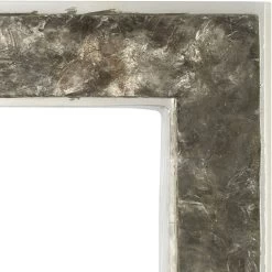 Acropolis 27 Inch 100.00 Watt Grey & Champagne Leaf Table Lamp Portable Light -Jamie Young Store 9acrotlgrch close up