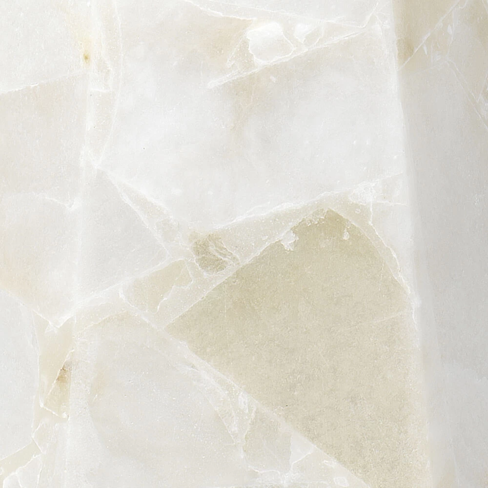 Borealis 37 Inch 150.00 Watt Alabaster Table Lamp Portable Light, Hexagon 2 Borealis 37 Inch 150.00 Watt Alabaster Table Lamp Portable Light, Hexagon - Image 2