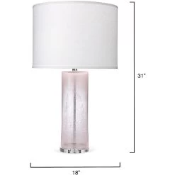 Dahlia 31 Inch 150.00 Watt Pink Table Lamp Portable Light -Jamie Young Store 9dahltlpink 5