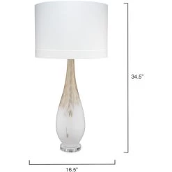 Dewdrop 35 Inch 150.00 Watt Gold Ombre Table Lamp Portable Light -Jamie Young Store 9dewdroptlgo 5