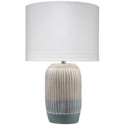 Flagstaff 30 Inch 150.00 Watt Natural & Slate Table Lamp Portable Light