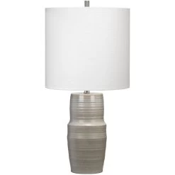 Goodman 30 Inch 100.00 Watt Grey Table Lamp Portable Light