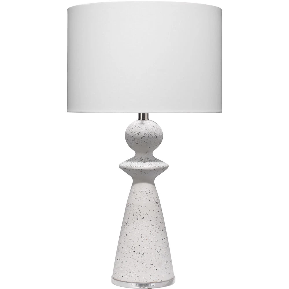 Guardian 27 Inch 150.00 Watt White Speckled Terrazzo Table Lamp Portable Light 1 Guardian 27 Inch 150.00 Watt White Speckled Terrazzo Table Lamp Portable Light