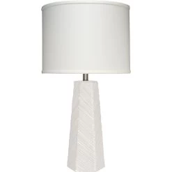 High Rise 32 Inch 150.00 Watt Cream Table Lamp Portable Light