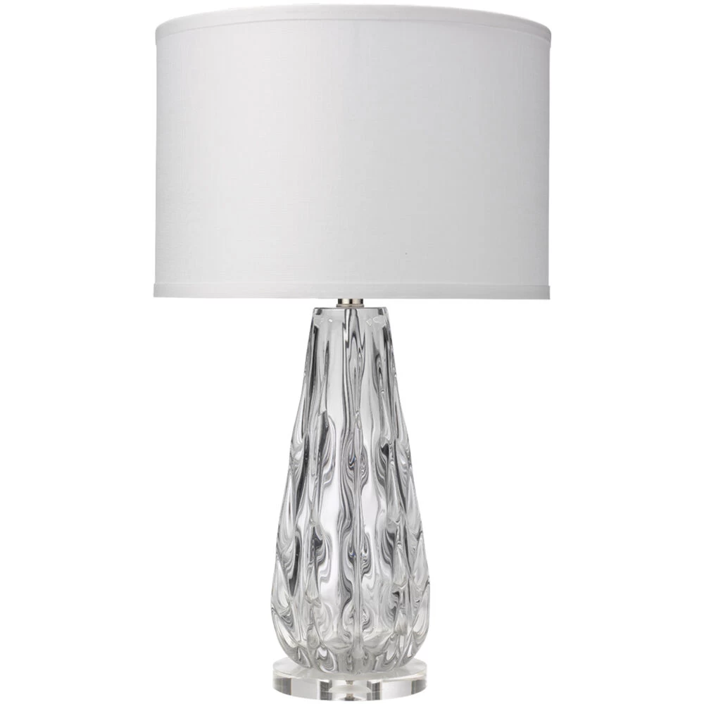 Laurel 26 Inch 150.00 Watt Clear Glass Table Lamp Portable Light 1 Laurel 26 Inch 150.00 Watt Clear Glass Table Lamp Portable Light