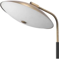 Marvin 20 Inch 7.00 Watt Brushed Brass & Matte Black Desk Lamp Portable Light -Jamie Young Store 9marvintlbk 7