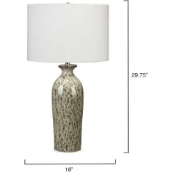 Nomad 30 Inch 100.00 Watt Brown Reactive Glaze Ceramic Table Lamp Portable Light -Jamie Young Store 9nomadbrown 5