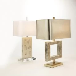 Parthenon 27.25 Inch 100 Watt Pearl & Clear Table Lamp Portable Light -Jamie Young Store 9parthtlpe 3
