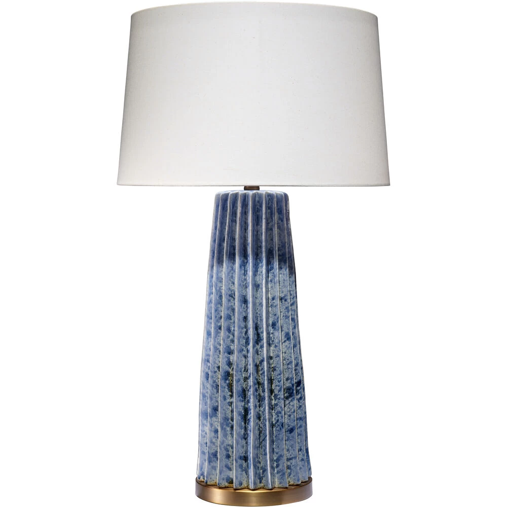 Pleated 32.25 Inch 150.00 Watt Cornflower Blue Table Lamp Portable Light 1 Pleated 32.25 Inch 150.00 Watt Cornflower Blue Table Lamp Portable Light
