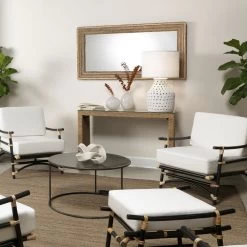 Porous 32 Inch 150.00 Watt Matte White Table Lamp Portable Light -Jamie Young Store 9porotlwhite 2