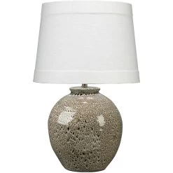 Vagabond 30 Inch 100.00 Watt Brown Reactive Glaze Ceramic Table Lamp Portable Light