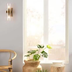 Antique Brass And Clear Glass Chatham Wall Sconce -Jamie Young Store loomlan antique brass and clear glass chatham wall sconce jamie young wall sconces 3 33037926072533