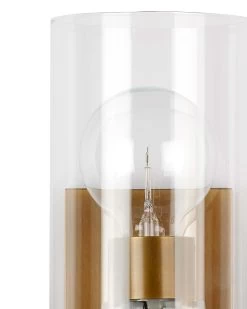 Antique Brass And Clear Glass Chatham Wall Sconce -Jamie Young Store loomlan antique brass and clear glass chatham wall sconce jamie young wall sconces 5