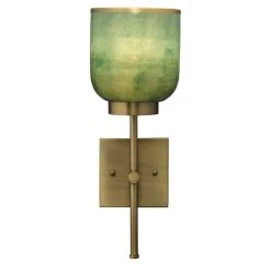 Antique Brass Aqua Metallic Glass Vapor Single Sconce 10 Antique Brass Aqua Metallic Glass Vapor Single Sconce -Jamie Young Store loomlan antique brass aqua metallic glass vapor single sconce jamie young wall sconces 3 33037954875605