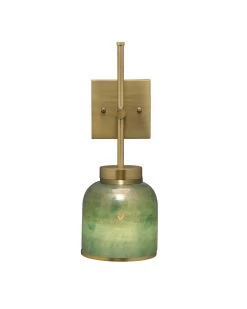 Antique Brass Aqua Metallic Glass Vapor Single Sconce 11 Antique Brass Aqua Metallic Glass Vapor Single Sconce -Jamie Young Store loomlan antique brass aqua metallic glass vapor single sconce jamie young wall sconces 4 33037955039445