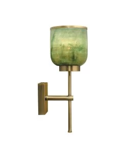 Antique Brass Aqua Metallic Glass Vapor Single Sconce 12 Antique Brass Aqua Metallic Glass Vapor Single Sconce -Jamie Young Store loomlan antique brass aqua metallic glass vapor single sconce jamie young wall sconces 5 33037955498197