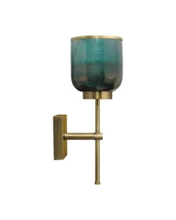 Antique Brass Aqua Metallic Glass Vapor Single Sconce 13 Antique Brass Aqua Metallic Glass Vapor Single Sconce -Jamie Young Store loomlan antique brass aqua metallic glass vapor single sconce jamie young wall sconces 6 33037955727573