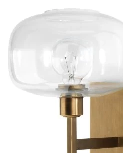 Antique Brass Clear Glass Scando Mod Sconce -Jamie Young Store loomlan antique brass clear glass scando mod sconce jamie young wall sconces 4 33037942653141