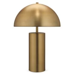 Antique Brass Metal Iron Felix Table Lamp